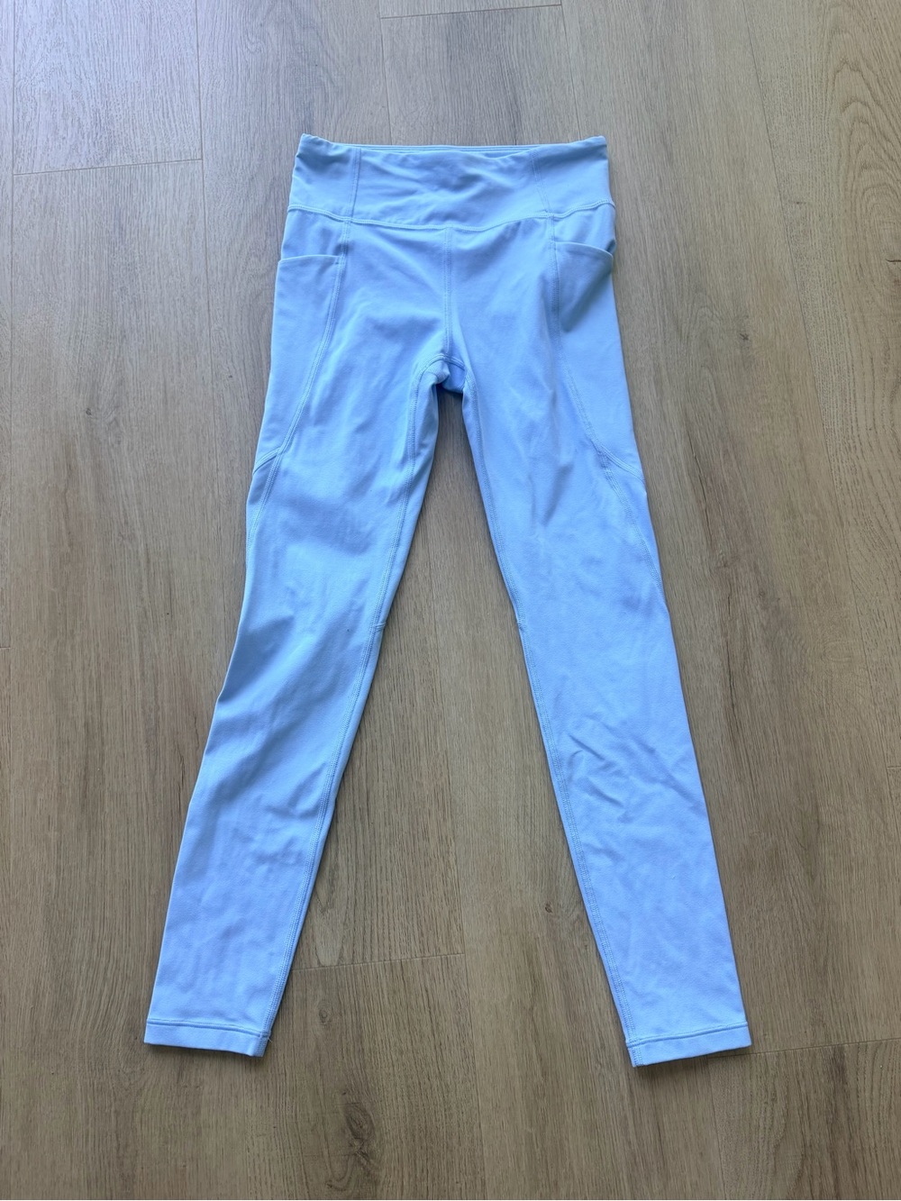 Athleta Girls Pale Blue Performance Leggings
